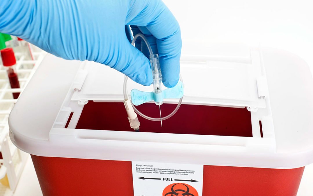 Contenedores para residuos sanitarios